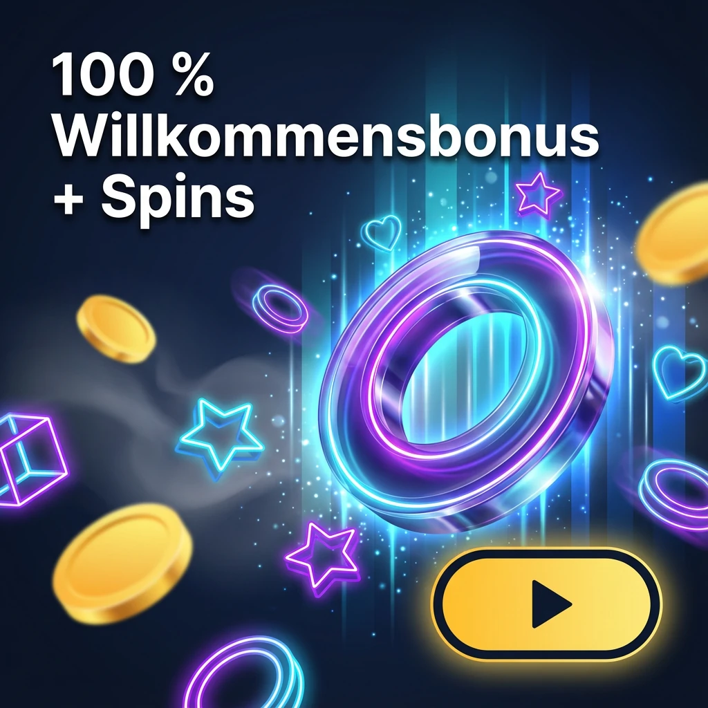 100 % Willkommensbonus + Spins